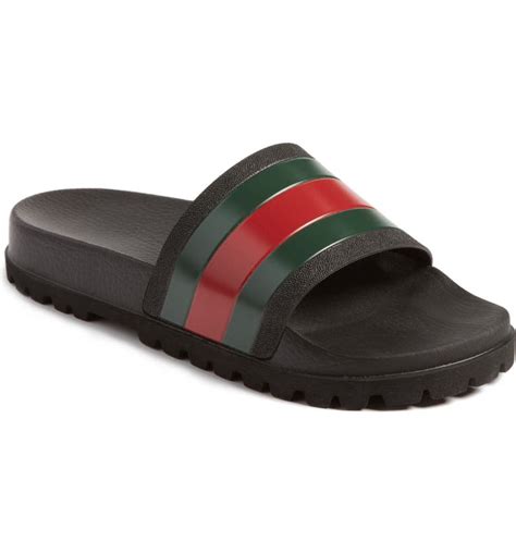 gucci men's slide sandals|gucci slides at nordstrom.